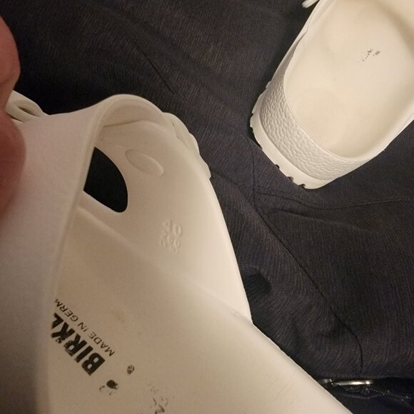 White Birkenstock EVA Slide Sandal Women's size 40 - Picture 6 of 6